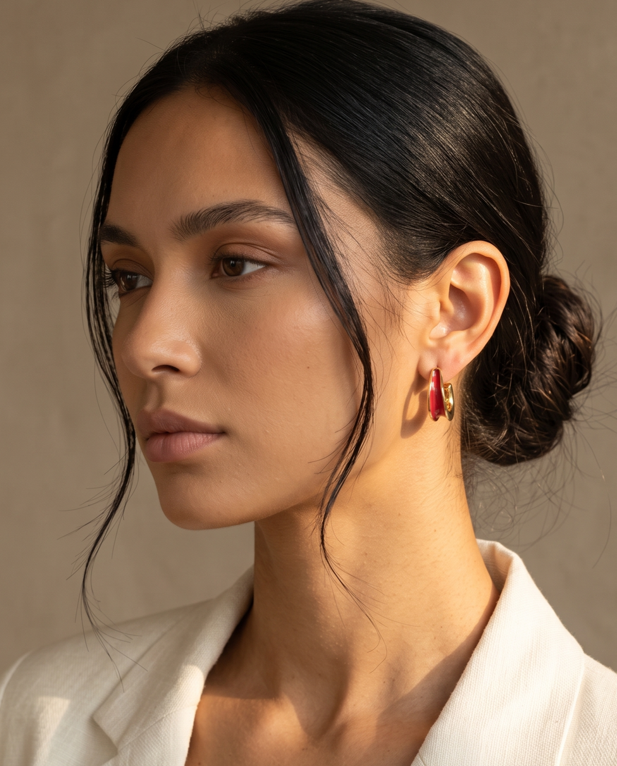 MAELORA CRIMSON EARRING