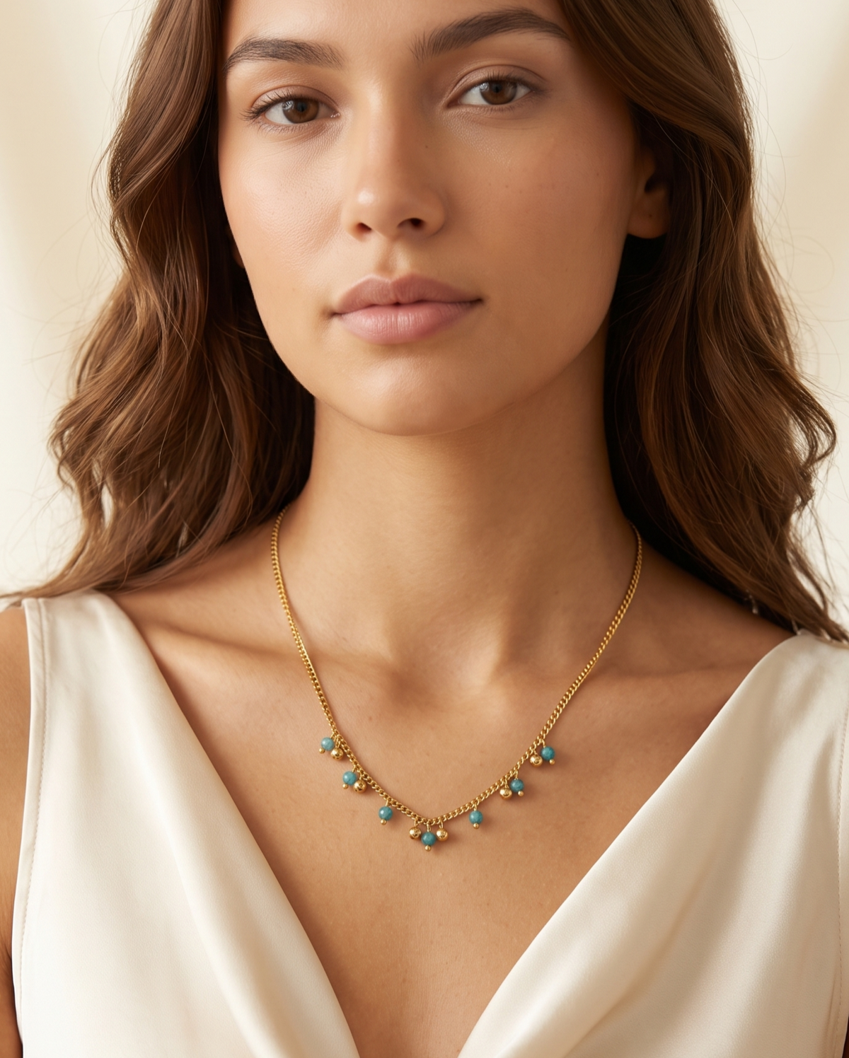 Mistline Bead Necklace