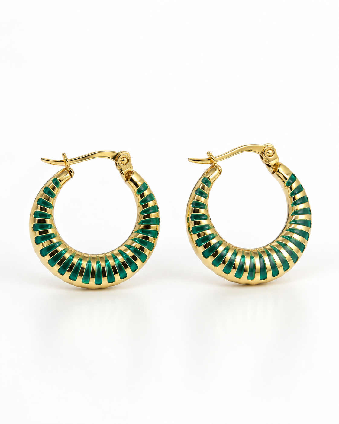 AURELIA VERDE HOOPS