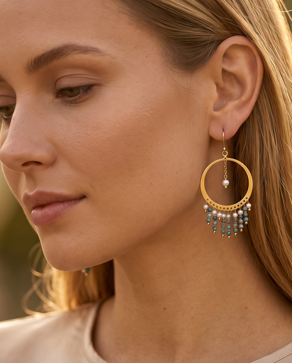 AURELIS AQUAMARINE EARRING