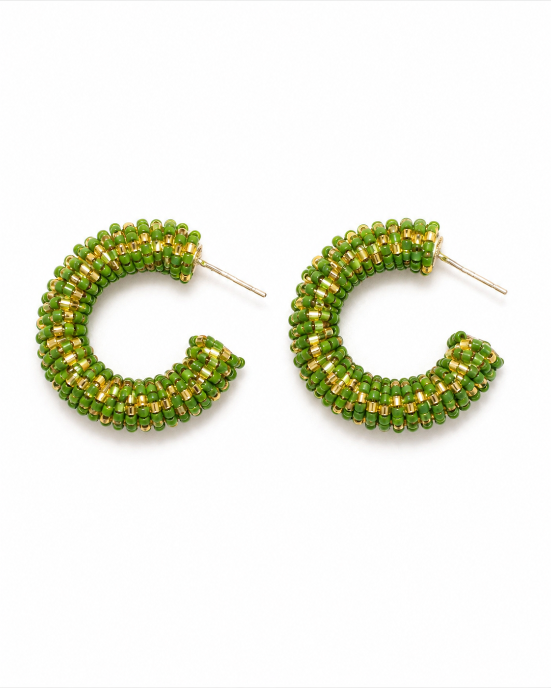 VERDANT SCULPTED HOOP EARRING