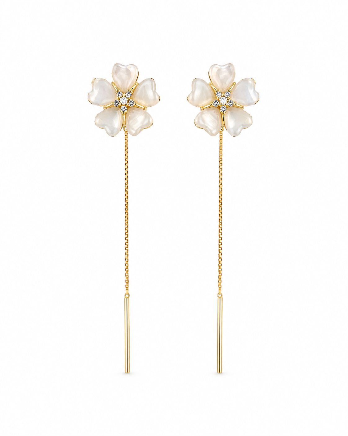 BLOSSOM SILK THREAD EARRING