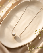 Polished Sphere Pendant Necklace – view 4