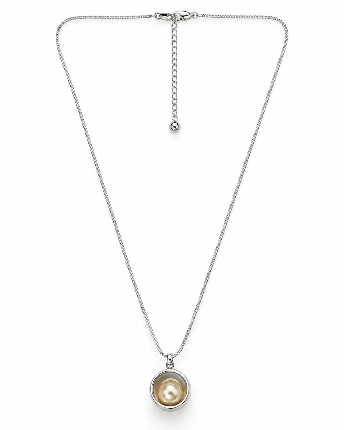 Framed Champagne Pearl Necklace – view 1