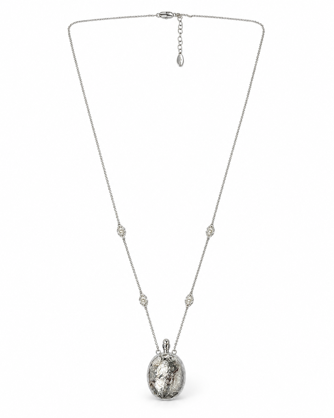 Floral Flask Pendant Necklace – view 1
