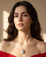 Floral Flask Pendant Necklace – view 2