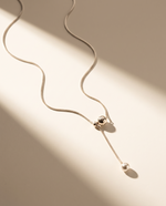 Sphere Slider Lariat Necklace – view 4