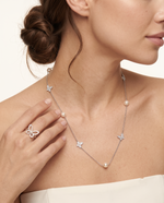 Butterfly Pearl Station Necklace – view 3