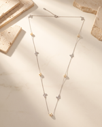 Butterfly Pearl Station Necklace – view 4