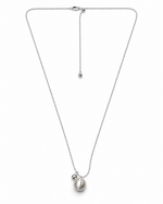 Brushed Sphere Charm Necklace – view 1