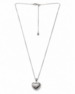 Quilted Puff Heart Necklace – view 1