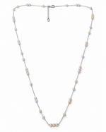 Scattered Pearl Station Necklace – view 1