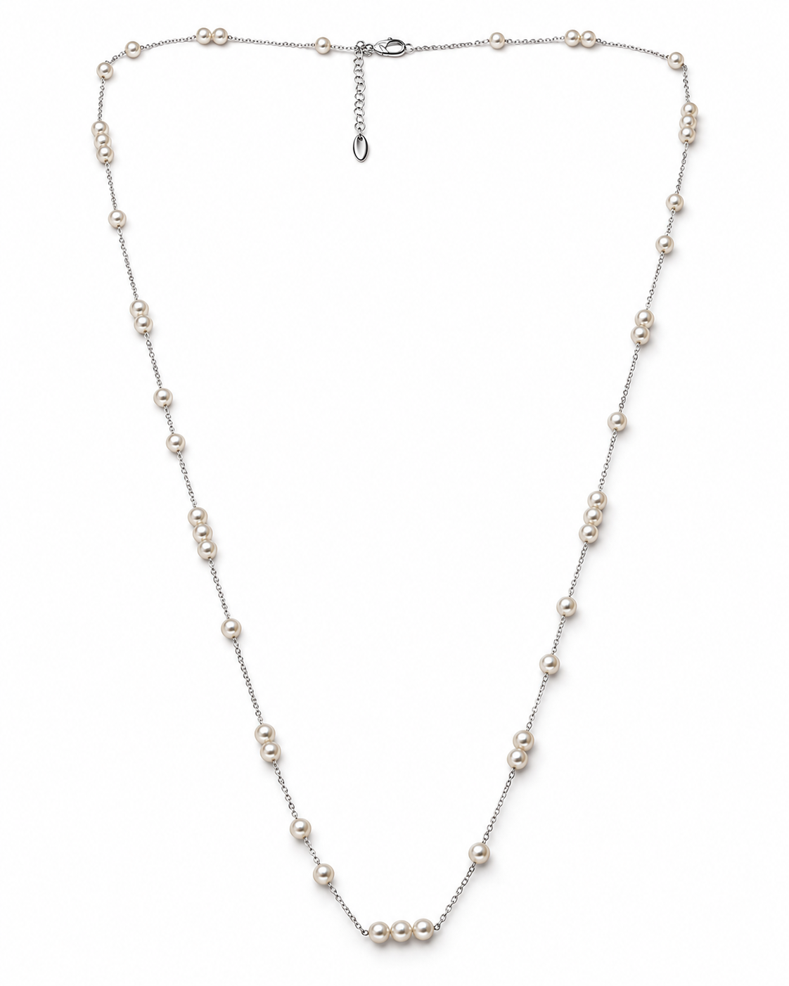 Scattered Pearl Station Necklace – view 1