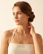 Scattered Pearl Station Necklace – view 2