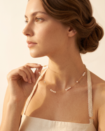 Scattered Pearl Station Necklace – view 3