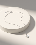 Silver Clover Inlay Pendant Necklace – view 4