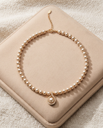 TWISTED TEARDROP PEARL NECKLACE