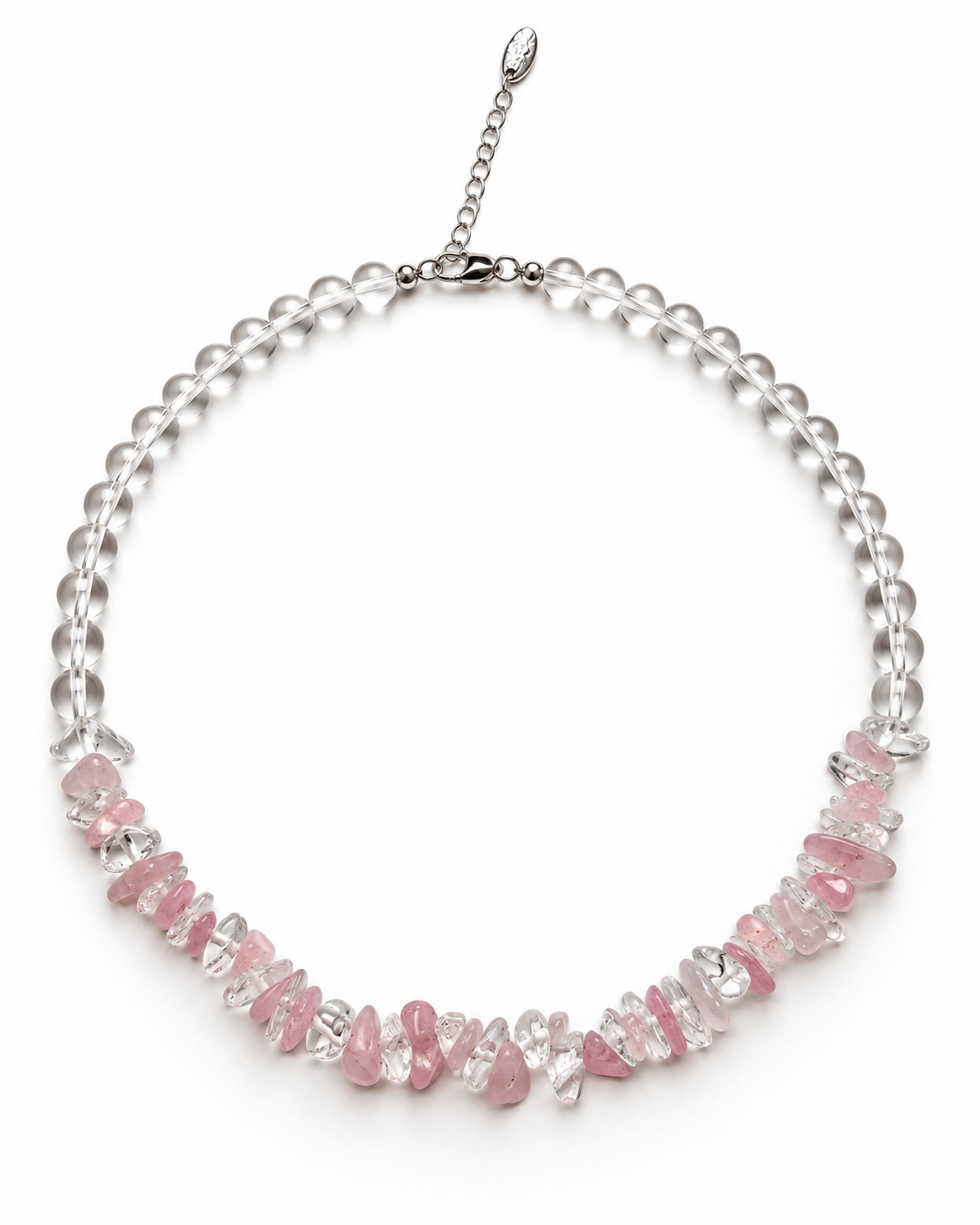PINK CHIP BEAD NECKLACE