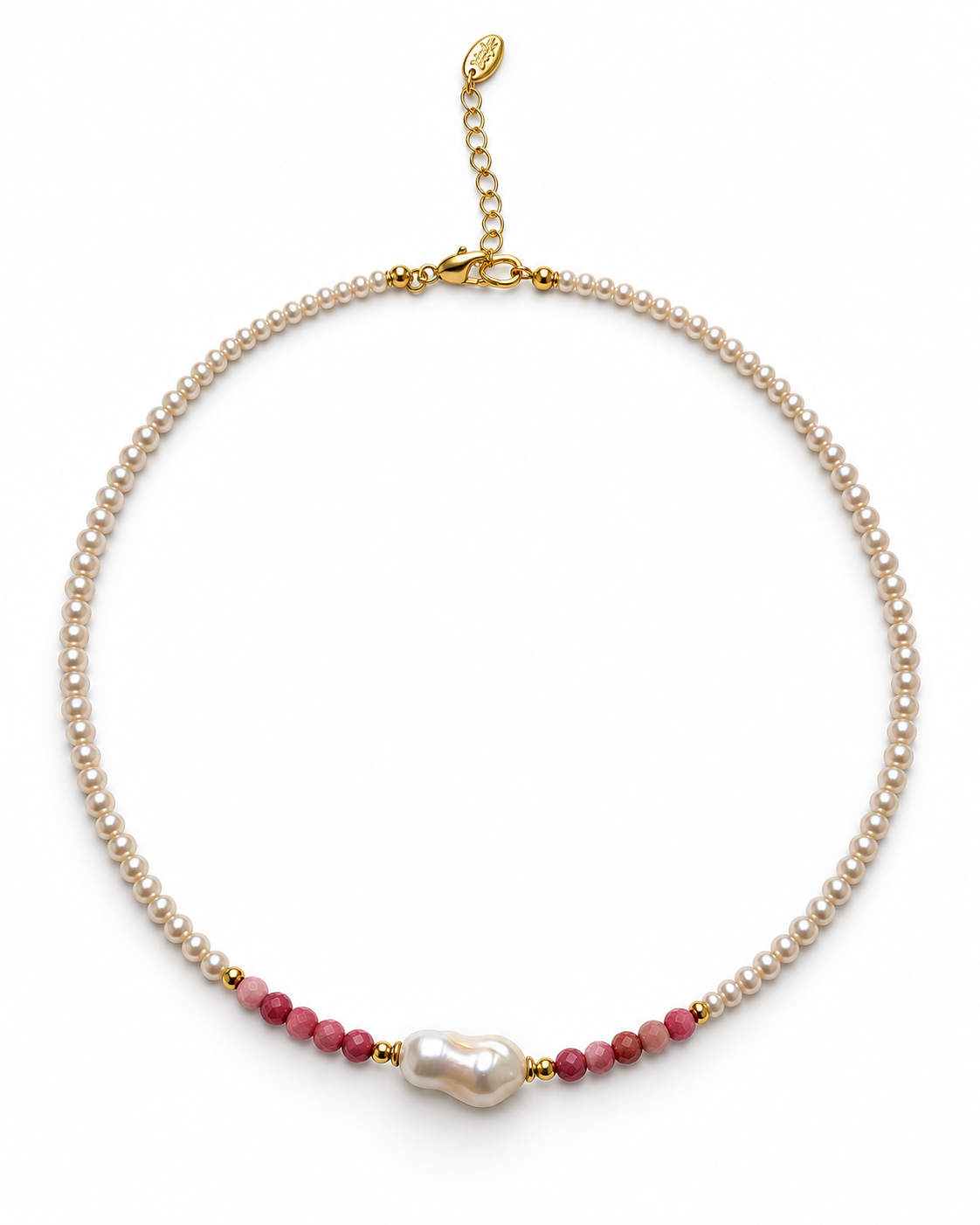BAROQUE PEARL ACCENT NECKLACE