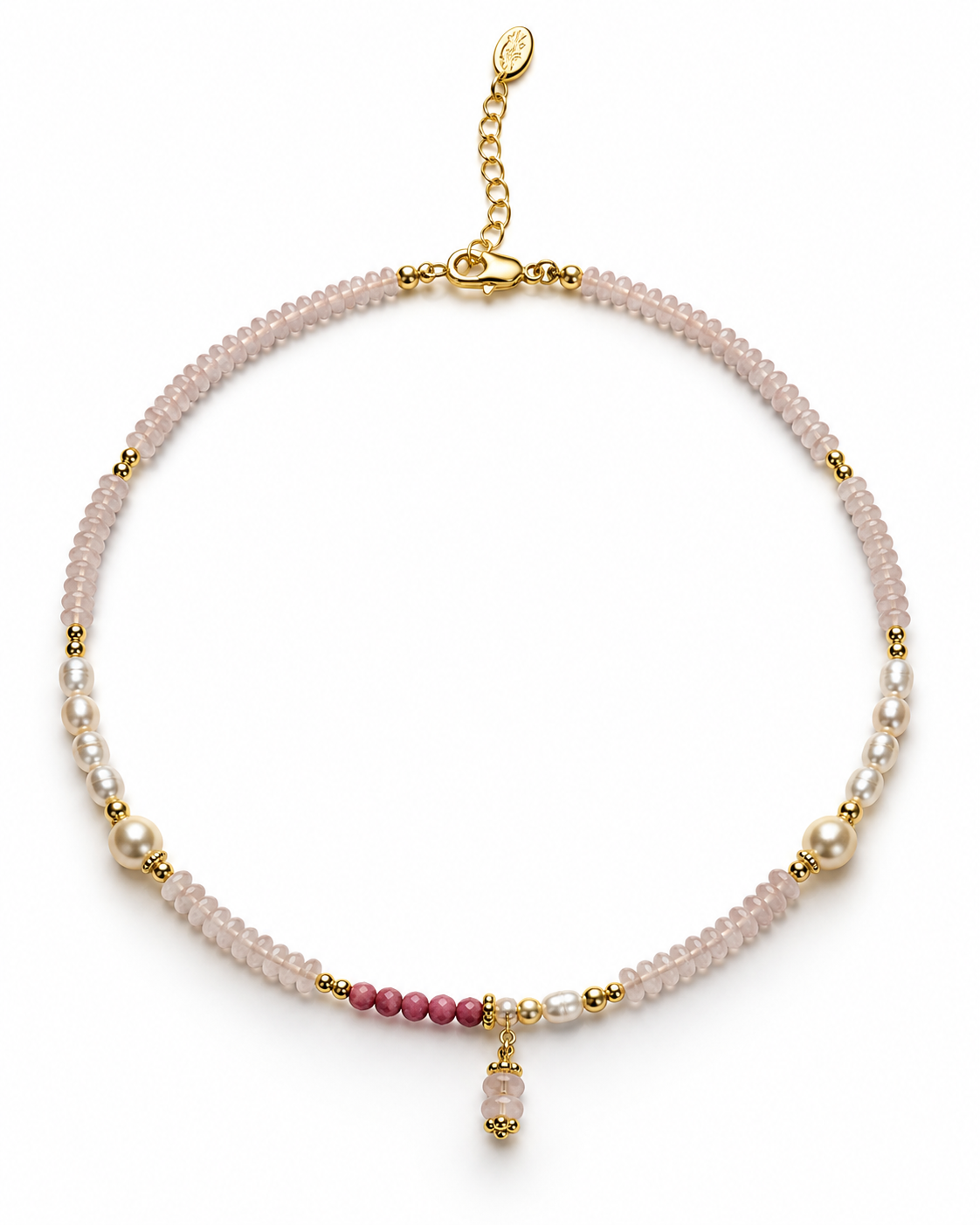 BEADED DROP ACCENT NECKLACE