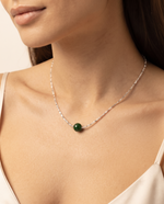 GREEN ORB LINK NECKLACE