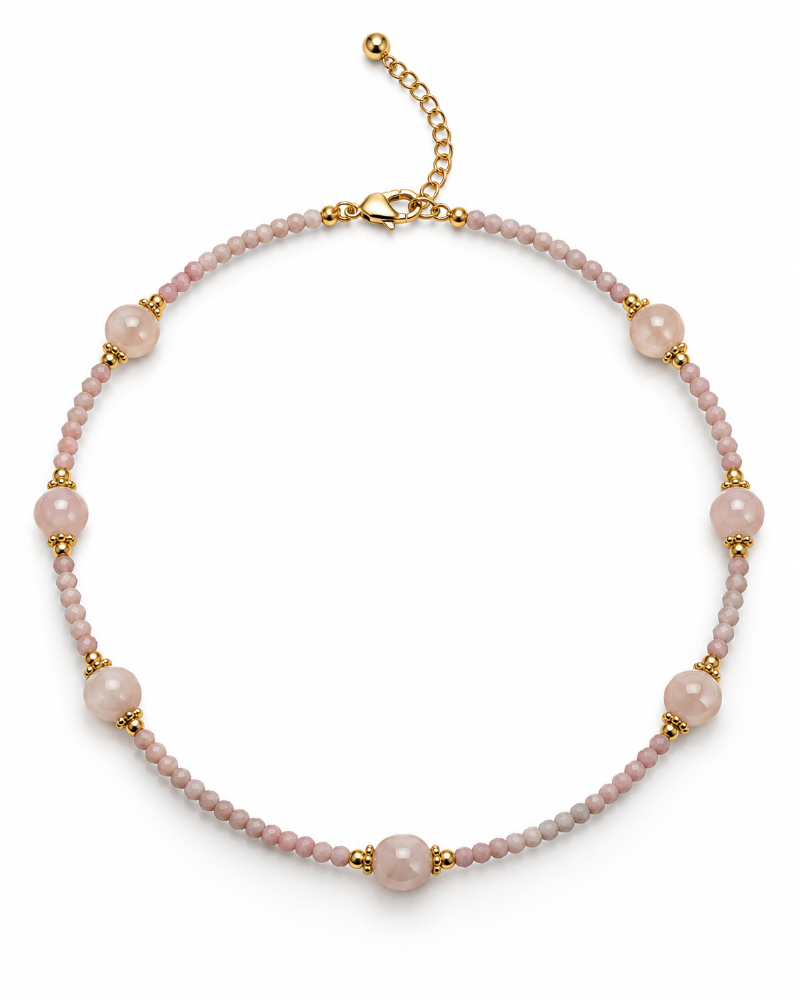 BALANCED ORB BEAD NECKLACE