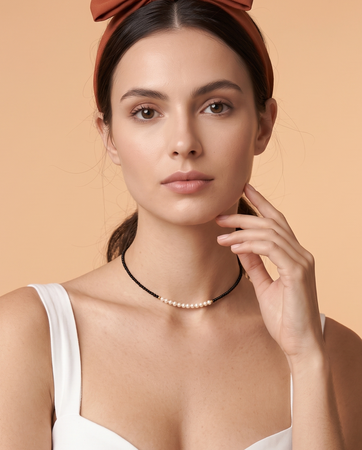 PEARL CENTRE BEAD NECKLACE