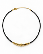 GRADUATED ORB BEAD NECKLACE