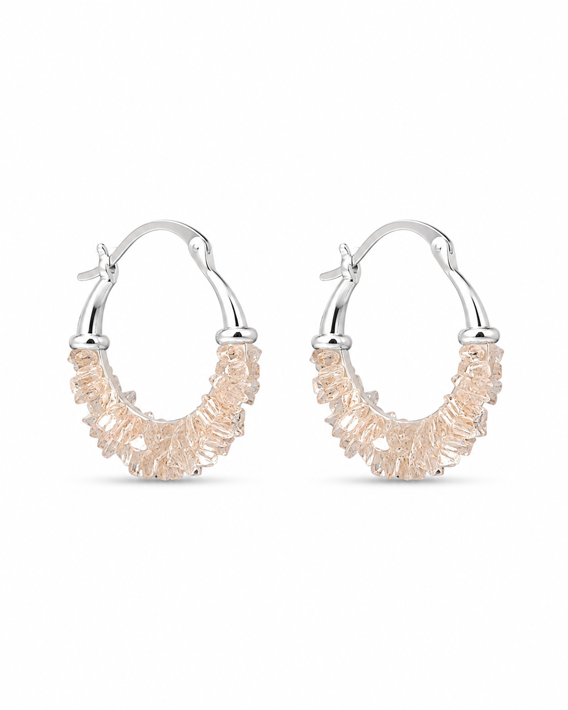 CRYSTAL RIDGE HALO EARRING
