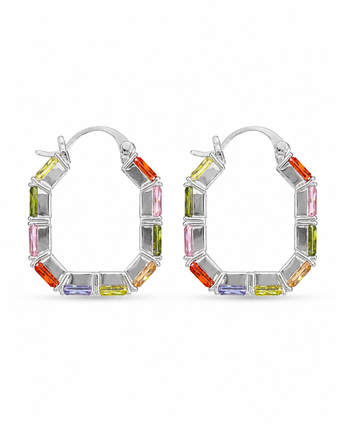 CHROMA MOSAIC HOOP EARRING